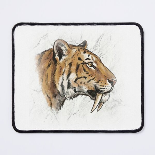 Item preview, The Elegant Assassin: Smilodon gracilis Portrait designed and sold by FreiherrPK.