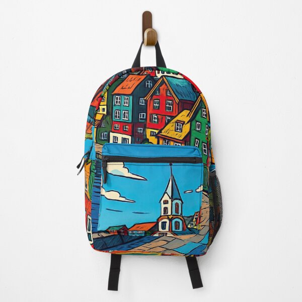 Item preview, Faroe Islands, city | Comics stylCartoone - designed and sold by ComicsFactory.
