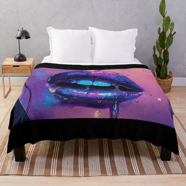 Item preview, Galaxy Neon Drip Lips designed and sold by Neer arts.