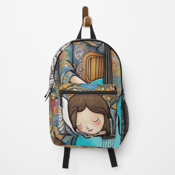 Item preview, Angel with wings wearing a hoodie Playing a Double Bass designed and sold by Colin Bentham.