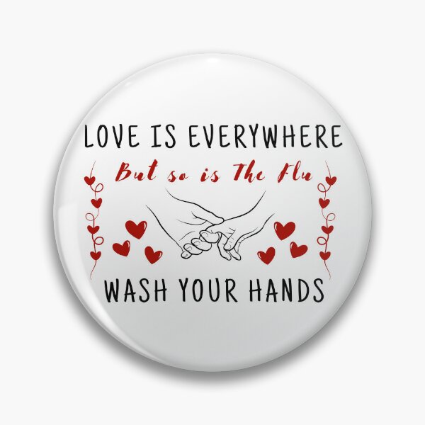 Item preview, Love Is Everywhere Wash Your Hands designed and sold by LunaMagicStudio.