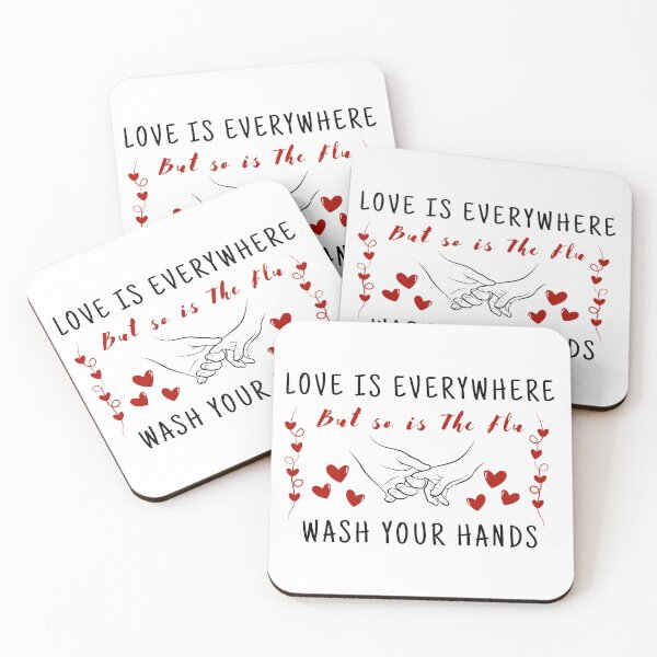 Item preview, Love Is Everywhere Wash Your Hands designed and sold by LunaMagicStudio.