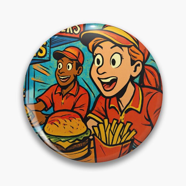 Item preview, Fast food restaurant | Comics stylCartoone -  designed and sold by ComicsFactory.