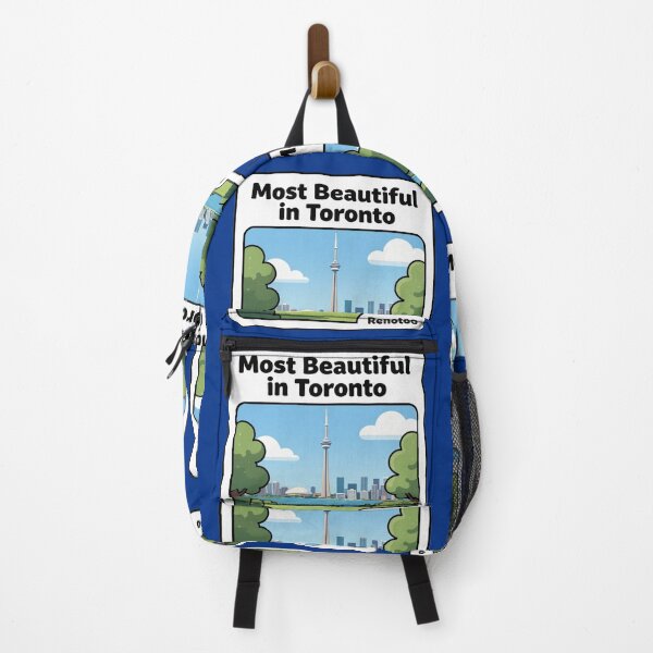 Item preview, Toronto’s Most Beautiful View – Cute City Skyline Label designed and sold by PaintMeWorld.