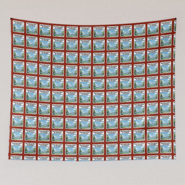 Item preview,  Toronto’s Most Beautiful View – Cute City Skyline Label  designed and sold by PaintMeWorld.