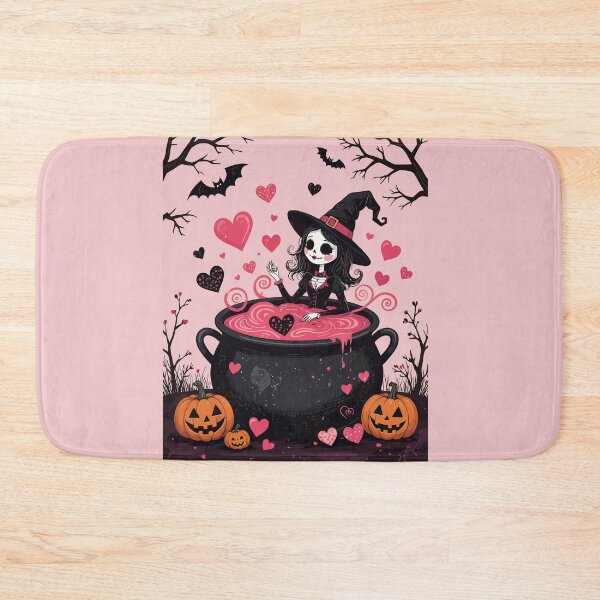Item preview, Cheerful Little Witch And A Bubbling Cauldron Of Love designed and sold by taiche.