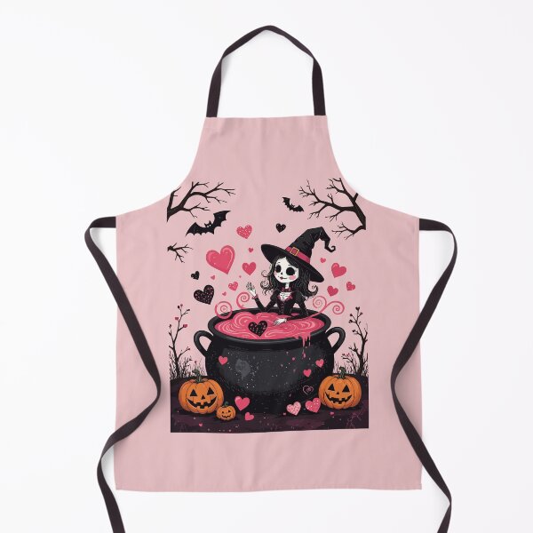 Item preview, Cheerful Little Witch And A Bubbling Cauldron Of Love designed and sold by taiche.