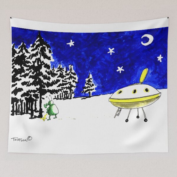 Item preview, Ufo landing designed and sold by to1mson.