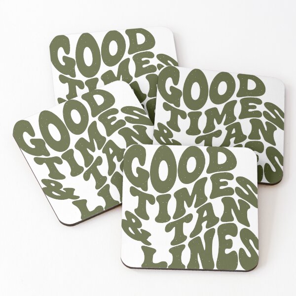 Item preview, Good Times & Tan Lines – Summer Beach Quote Minimal Typography designed and sold by andry01.