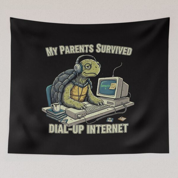 Item preview, My Parents Survived Dial-Up Internet designed and sold by LunaMagicStudio.