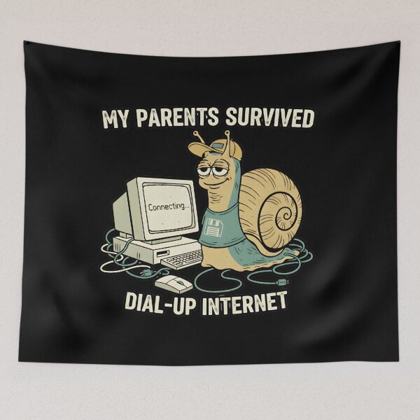 Item preview, My Parents Survived Dial-Up Internet designed and sold by LunaMagicStudio.