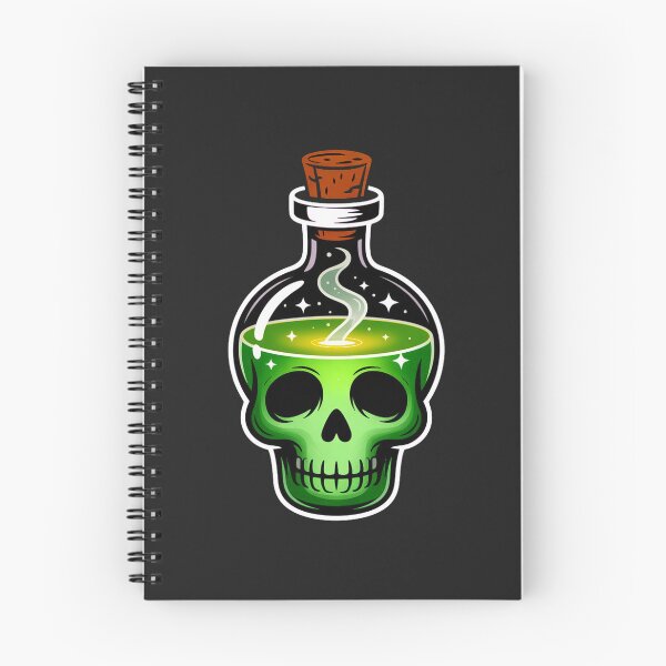 Item preview, Skull Green Elixire designed and sold by YounexxART.
