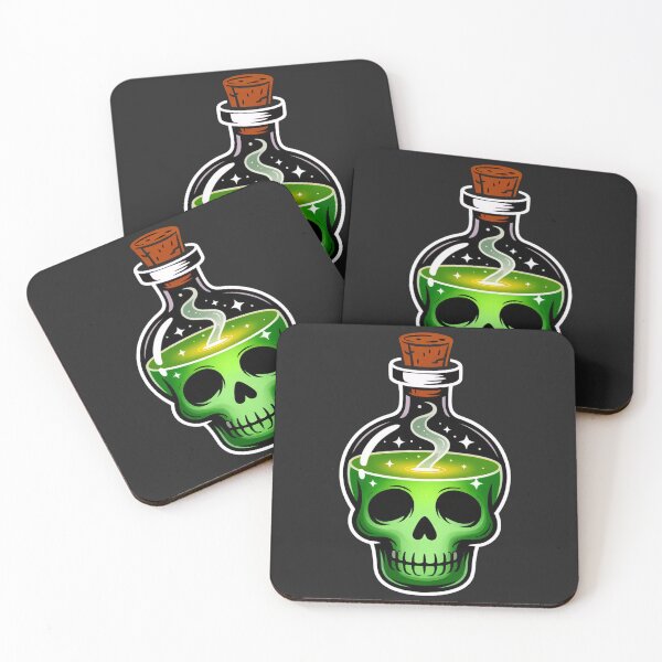 Item preview, Skull Green Elixire designed and sold by YounexxART.
