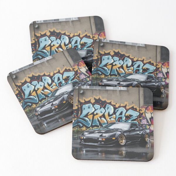Item preview, nissan 300zx in front graffiti wall designed and sold by Todd1983.