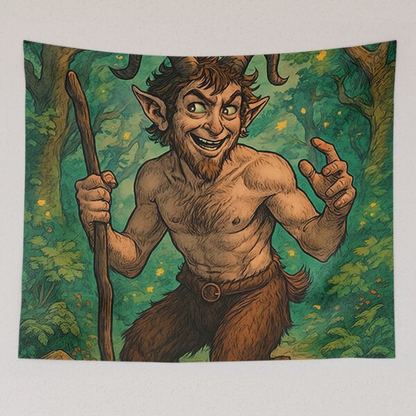 Item preview, Faun fantastic creature | Comics stylCartoone -  designed and sold by ComicsFactory.