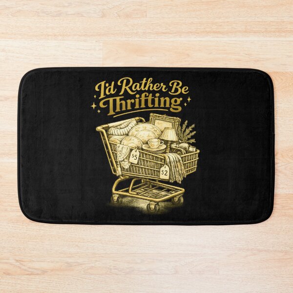 Item preview, I’d Rather Be Thrifting Vintage Illustration designed and sold by LunaMagicStudio.