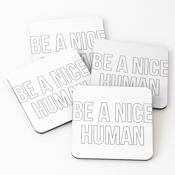 Item preview, Be A Nice Human Kindness Quote Positive Vibes designed and sold by Nouna11.