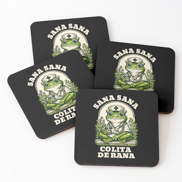 Item preview, Sana Sana Colita De Rana – Vintage Frog Nurse Illustration designed and sold by LunaMagicStudio.