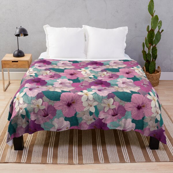 Item preview, Lush Tropical Floral - Birth Flower Pattern - Anniversary Gifts For Her designed and sold by RoyalStarsPatts.
