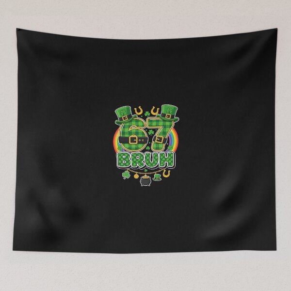 Item preview, Bruh 67 Meme Six Seven For Kids Boys Girls St Patricks Day designed and sold by scottygrindz.