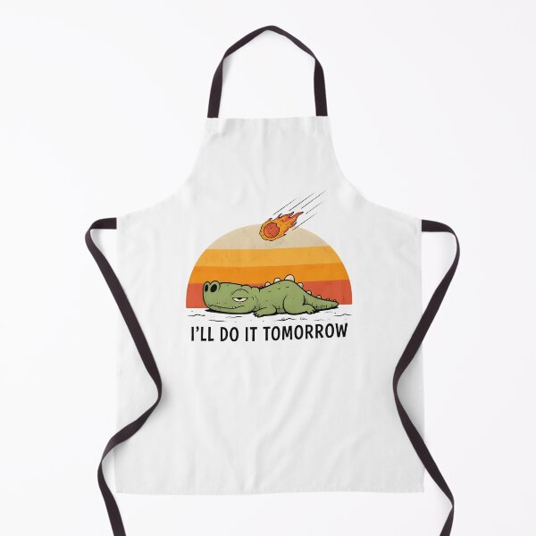 Item preview, Lazy Dinosaur Meteor - I’ll Do It Tomorrow Relatable Humor designed and sold by Snifferius.