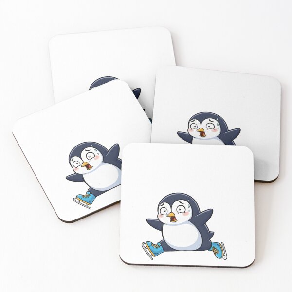 Item preview, The Ice Splat: Clumsy Penguin Skater designed and sold by ArtsByAdriana.