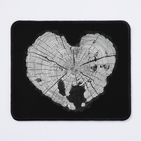 Item preview, Wood slice heart designed and sold by MendaciousMina.