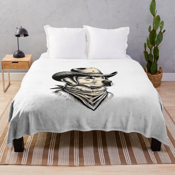 Item preview, Golden Retriever Cowboy Dog Western Style designed and sold by GrumpySableye.