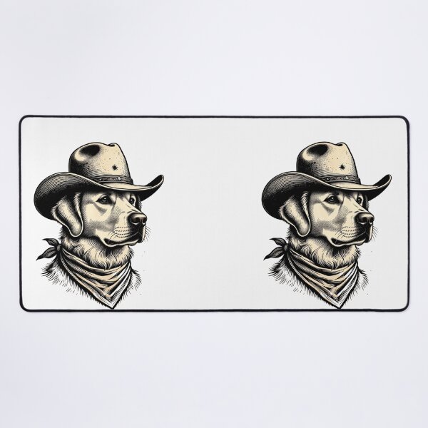 Item preview, Golden Retriever Cowboy Dog Western Style designed and sold by GrumpySableye.