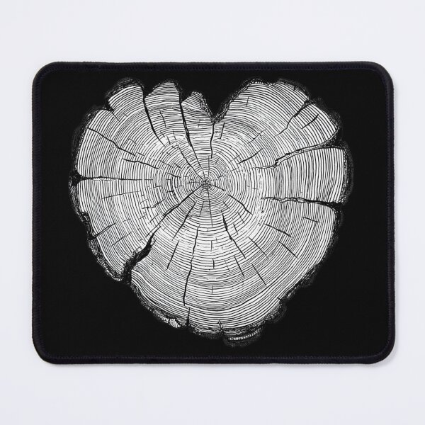 Item preview, Wood slice heart designed and sold by MendaciousMina.
