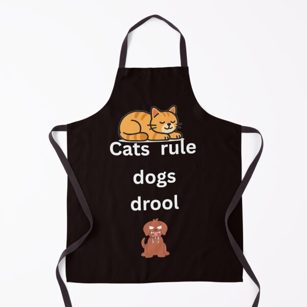 Item preview, Cats rule dogs drool for pet lover designed and sold by BoldPrintTeesCo.