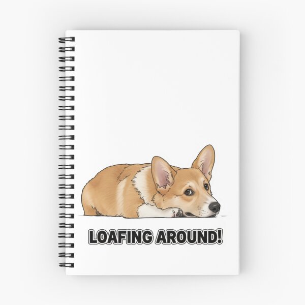Item preview, Loafing Around – Corgi Bread Daydream designed and sold by Islanday.official.