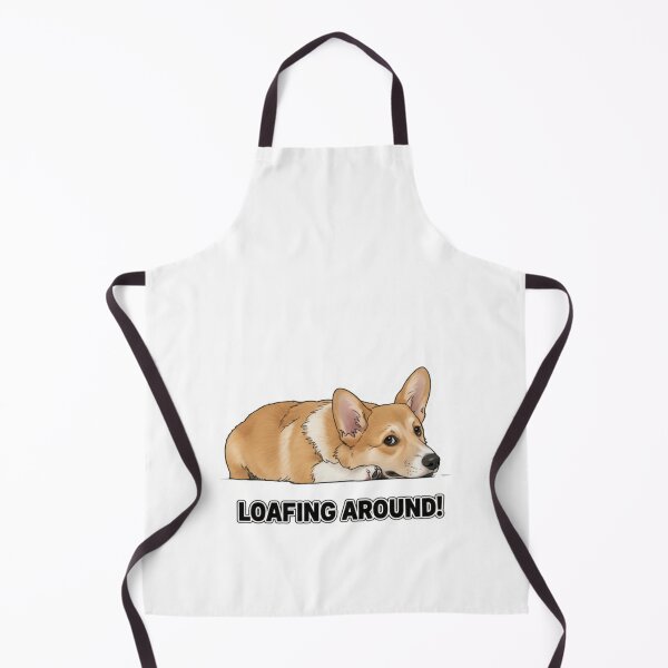 Item preview, Loafing Around – Corgi Bread Daydream designed and sold by Islanday.official.