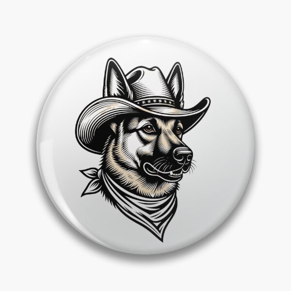 Item preview, German Shepherd Cowboy Western Dog Lover designed and sold by GrumpySableye.