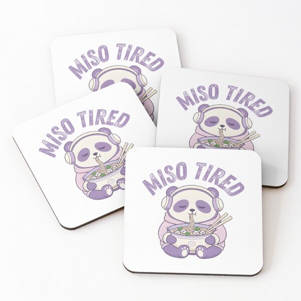Item preview, Miso Tired Panda designed and sold by LunaMagicStudio.