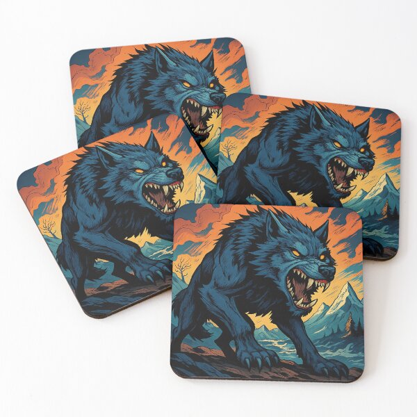 Item preview, Fenrir, Norse mythology  | Comics stylCartoone -  designed and sold by ComicsFactory.
