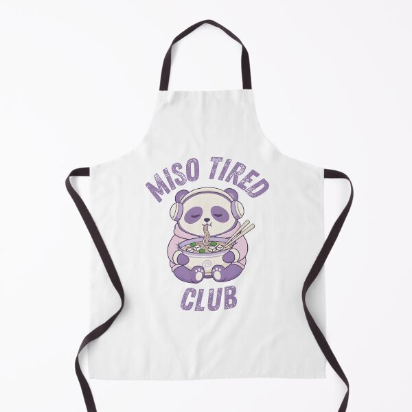 Item preview, Miso Tired Club – Kawaii Panda & Miso Soup designed and sold by LunaMagicStudio.