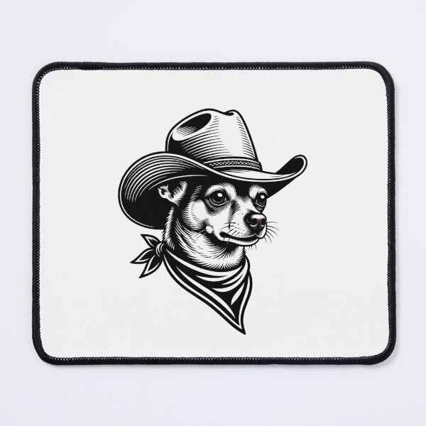Item preview, Cowboy Dog With Bandana And Hat designed and sold by GrumpySableye.