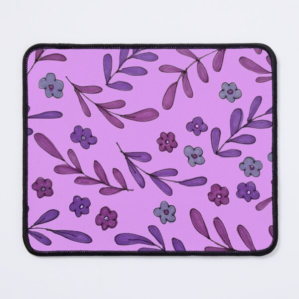 Item preview, Purple floral pattern designed and sold by LitchiArt.