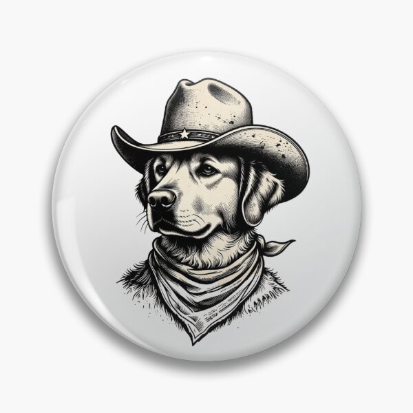 Item preview, Cowboy Dog Western Pet Animal designed and sold by GrumpySableye.