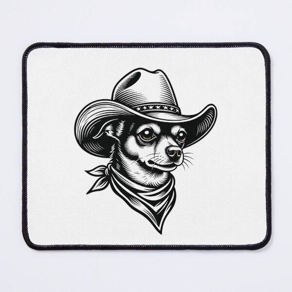 Item preview, Cowboy Dog Chihuahua Western Humor designed and sold by GrumpySableye.