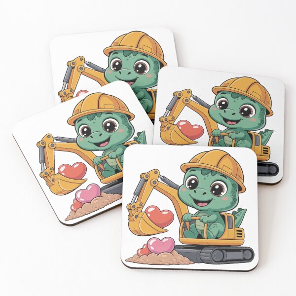 Item preview, Boys Valentine Dinosaur Excavator designed and sold by PRfoxy.