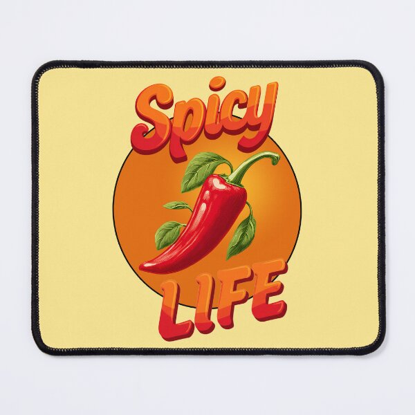 Item preview, Spicy Life - Red Hot Chili Pepper Graphic Art designed and sold by Italian Ink Studio.
