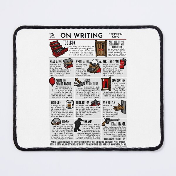 Item preview, Visual Summary On Writing (Stephen King) designed and sold by TKsuited.