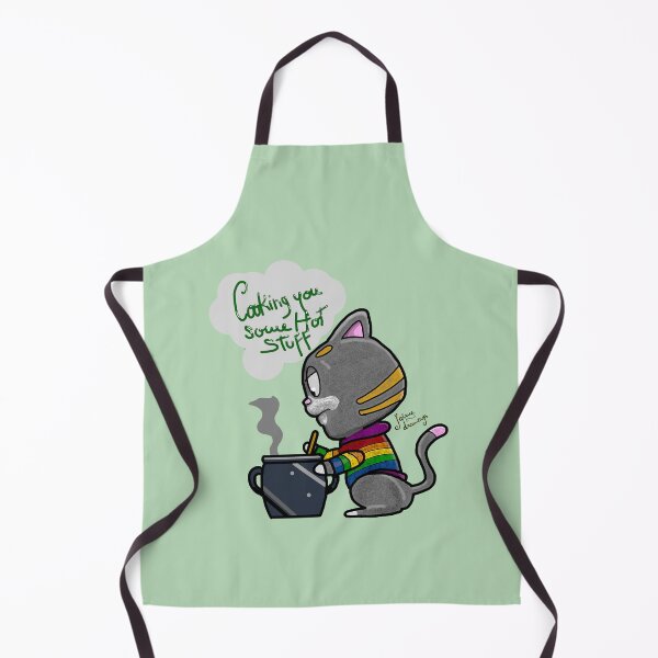 Item preview, The Gay Cat - Cooking Hot stuff designed and sold by Jaimedrawings.