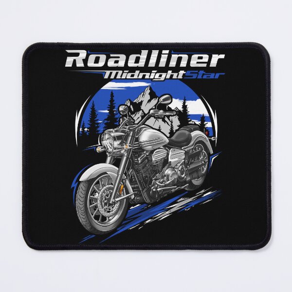 Item preview, Yamaha Roadliner Midnight Star 2009 (White) for Motorcycle Riders designed and sold by MotoApparelHub.