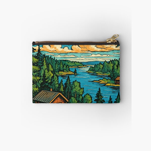 Item preview, Finland landscape  | Comics stylCartoone -  designed and sold by ComicsFactory.