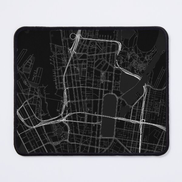 Item preview, Sydney, Australia Street Map [Dark] designed and sold by ryanqkfcman.