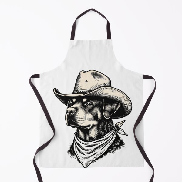 Item preview, Rottweiler Cowboy Western Dog Humor designed and sold by GrumpySableye.
