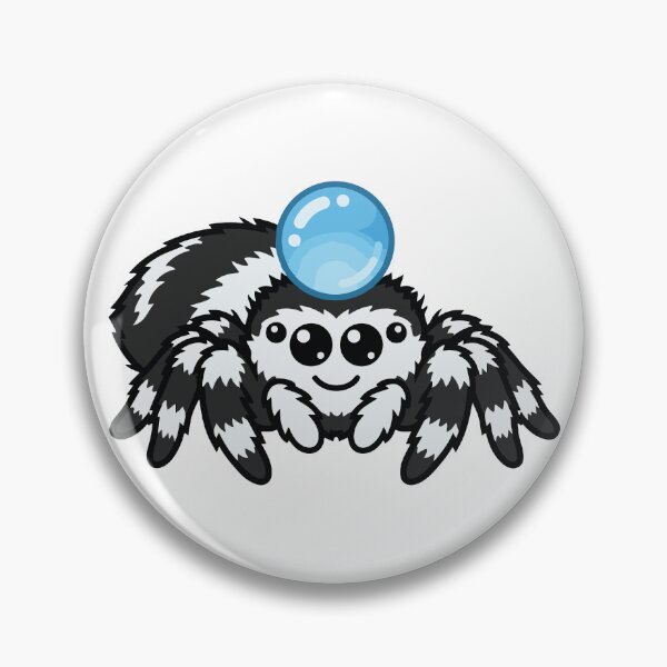 Item preview, Jumping Spider Wearing Water Droplet Hat designed and sold by Petzzz.
